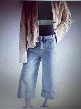 We The Free Brette Cropped Wide-Leg Jeans ~Love Affair~ 27 sold out